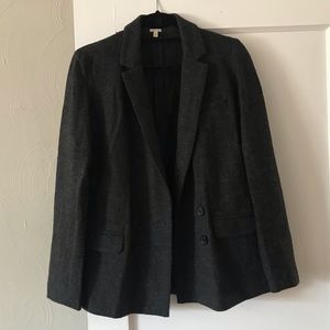 J Crew dark grey women’s blazer style #29214, Sz 4